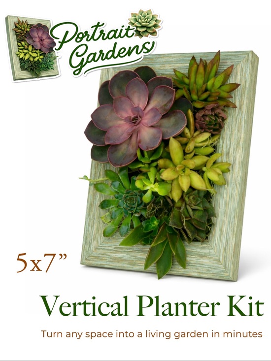 Portrait Gardens Other - Vertical Planter Kit (5x7) - Portrait Gardens